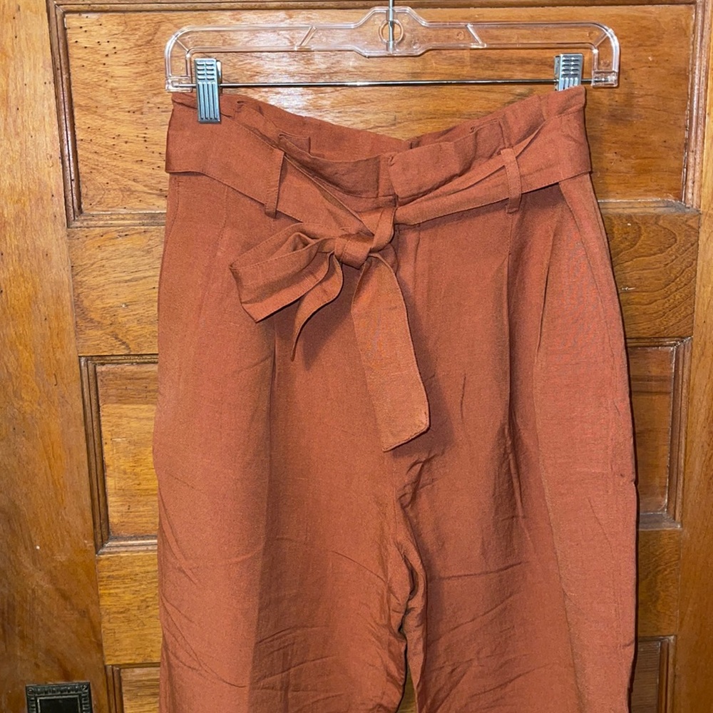 Madewell ankle pants with tie